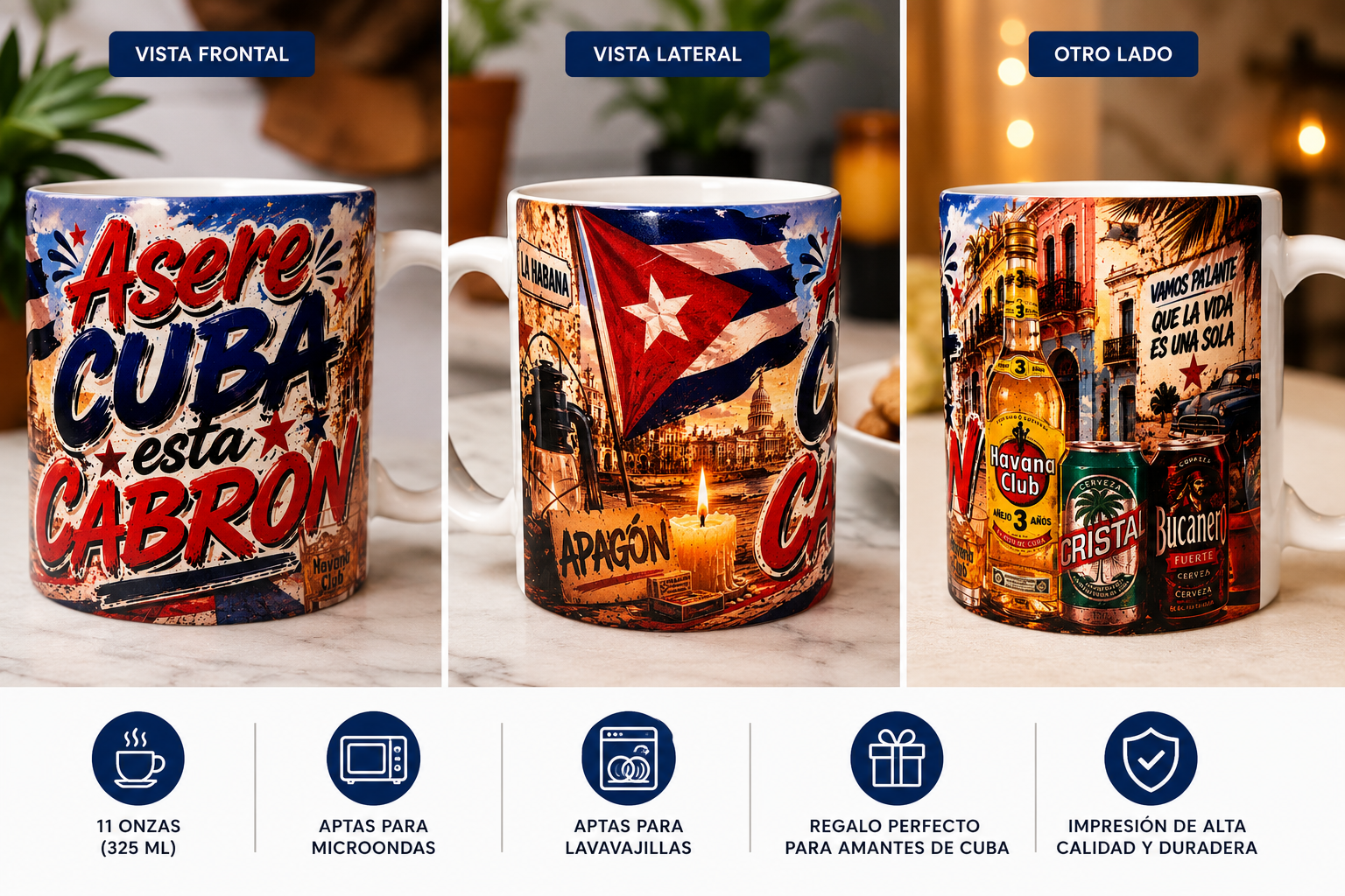 Cuba está Cabron Taza/ Mug